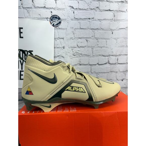 Nike SMU Army West Point Alpha Menace Pro 3 Football Cleats Mens 17 New W/box main image 5